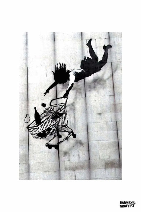 Shop Til You Drop by Banksy's Graffiti