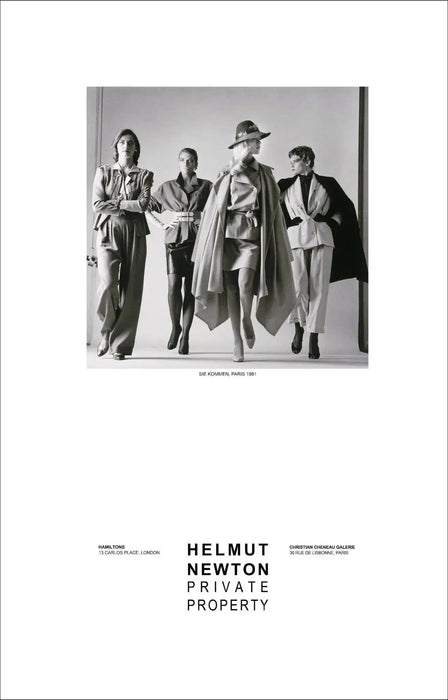 "Sie Kommen Dressed, Paris 1981" Vintage Poster by Helmut Newton
