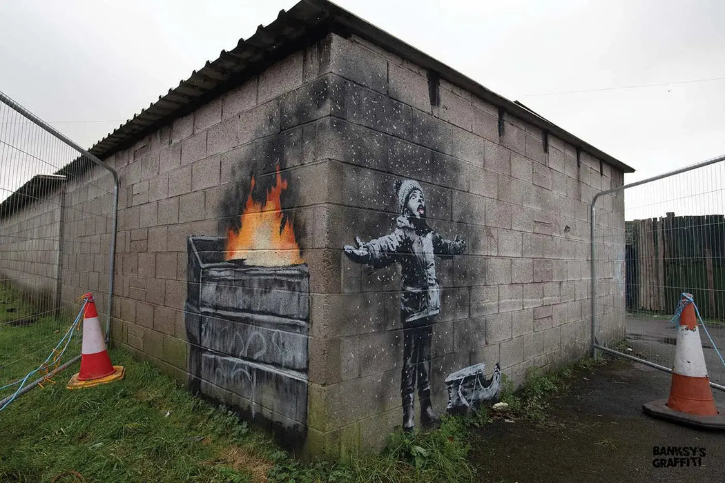 SnowFlake Boy by Banksy's Graffiti