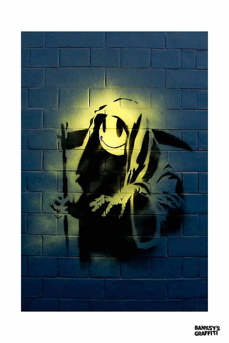 The Grin Reaper by Banksy's Graffiti