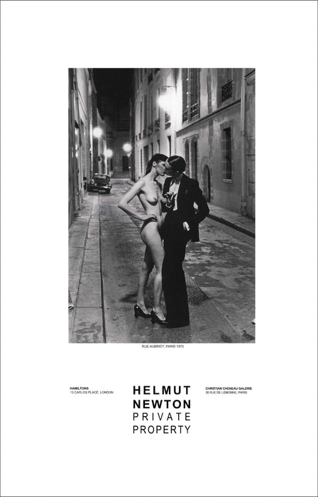 "Rue Aubriot II, Paris 1975" Vintage Poster by Helmut Newton