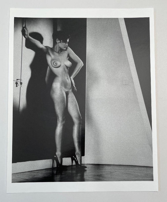"Sylvia In My Studio, Paris 1981" 16x20 Vintage Silver Gelatin Print by Helmut Newton