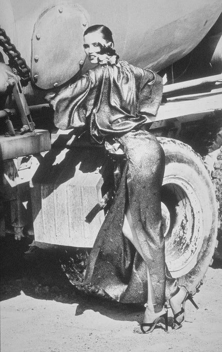 "Truck Stop, 1984" 16x20 Vintage Silver Gelatin by Helmut Newton Photography-16x20 Vintage Silver Gelatin Print-Helmut Newton-Global Images Helmut Newton Photography