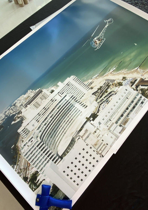 "Aerial Miami Beach" 40x60 by Slim Aarons Photography Unframed - Slim Aarons