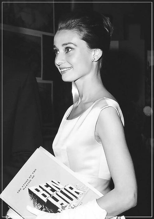“Audrey Hepburn At Ben-Hur Premiere” by Frank Worth