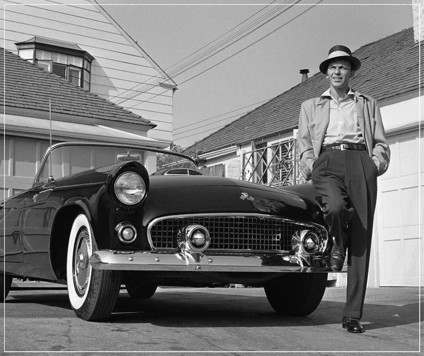 “Frank Sinatra Standing By T-BIRD” by Frank Worth