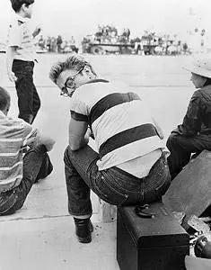 "James Dean, Striped Shirt" by Frank Worth