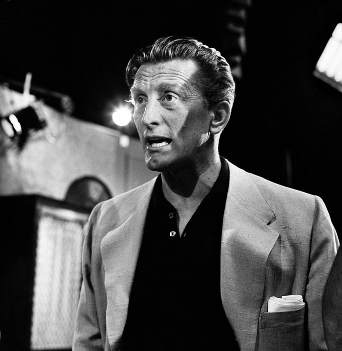 "Kirk Douglas On Set Of The Jack Benny Show" by Frank Worth