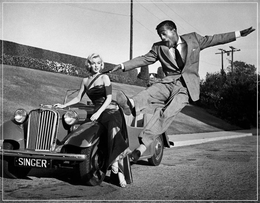 “Marilyn Monroe and Sammy Davis Jr. 1953” by Frank Worth