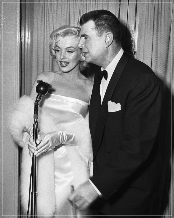 "Marilyn Monroe Being Interviewed" by Frank Worth
