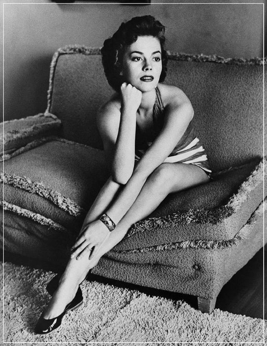 “Natalie Wood Classic Portrait In Chair” by Frank Worth