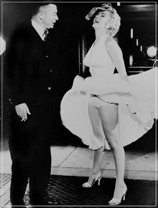 “Marilyn Monroe and Billy Wilder, The Seven Year Itch” by Frank Worth