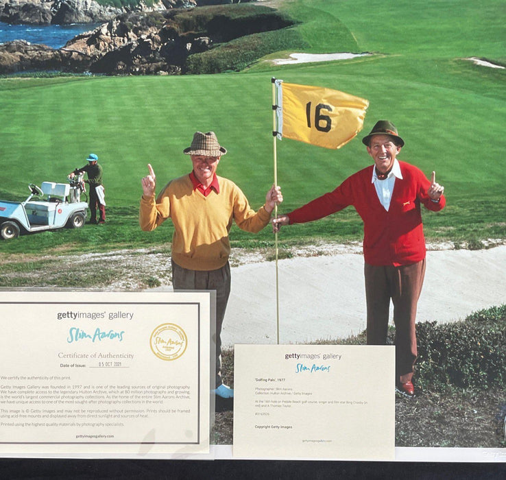 "Golfing Pals" by Slim Aarons 24x24 Framed Getty Images C-Print - Slim Aarons