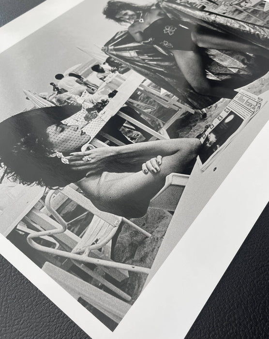 "Surprise, St. Tropez 1981" 16x20 Vintage Silver Gelatin by Helmut Newton Photography-16x20 Vintage Silver Gelatin Print-Helmut Newton-Global Images Helmut Newton Photography