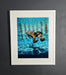 "Underwater Drink" by Slim Aarons 30x40 Framed Getty Images C-print - Slim Aarons