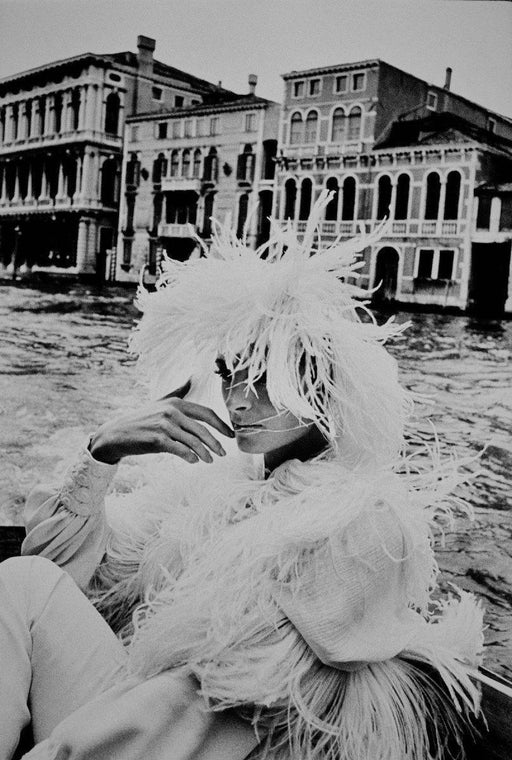 "Woman In Venice, Venice 1966" 16x20 Vintage Silver Gelatin by Helmut Newton Photography - Helmut Newton