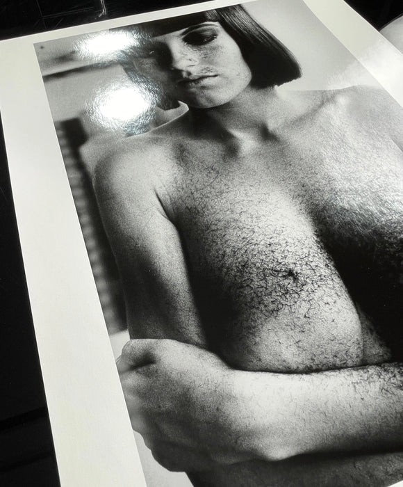 "Arielle After Haircut, Paris 1982" 16x20 Vintage Silver Gelatin Print by Helmut Newton-16x20 Vintage Silver Gelatin Print-Helmut Newton-Global Images Helmut Newton Photography