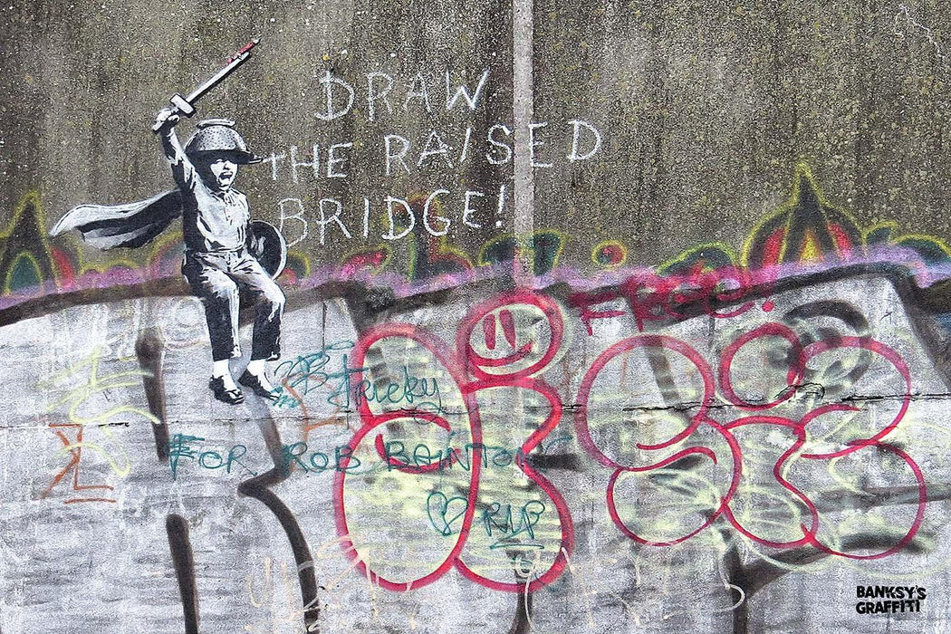 Bridge Boy Hull by Banksy's Graffiti