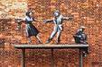 Bus Stop Dancers by Banksy's Graffiti