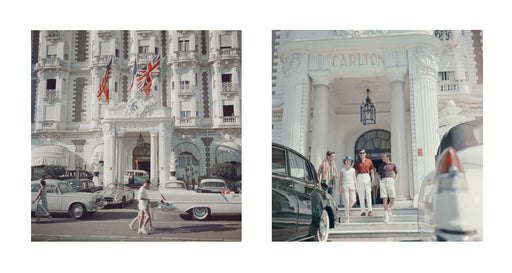 "Carlton Hotel" LIMITED EDITION SET #1/150 Gold Backed Perspex Acrylic