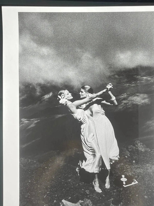 "Cheryl Tiegs and Rene Russo, Hawaii 1973" 16x20 Vintage Silver Gelatin Print by Helmut Newton