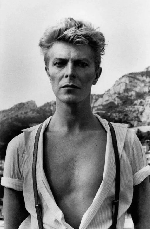 "David Bowie, Monte Carlo 1983" 16x20 Vintage Silver Gelatin Print by Helmut Newton