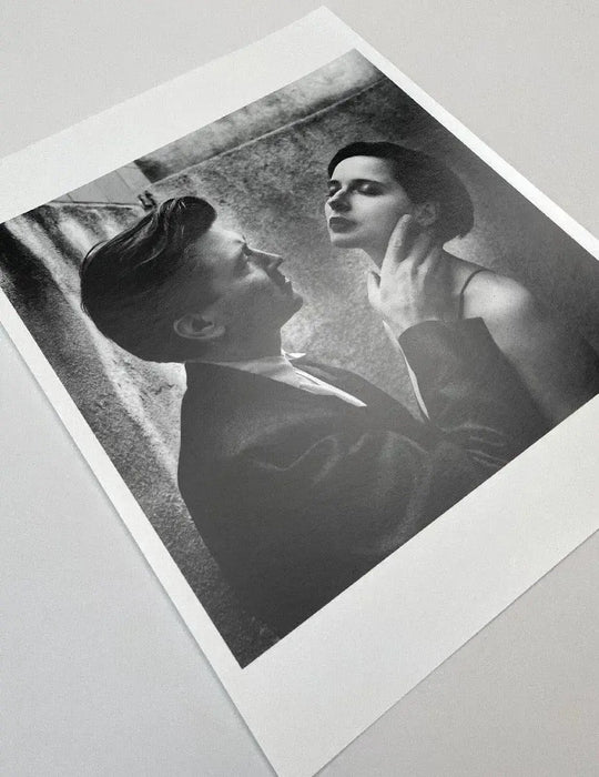 "David Lynch and Isabella Rossellini, Los Angeles 1988" 16x20 Vintage Silver Gelatin Print by Helmut Newton - Global Images USA