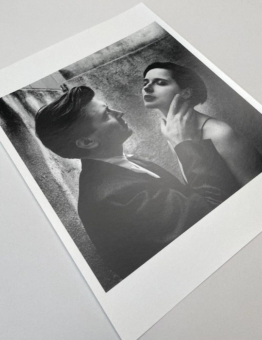 "David Lynch and Isabella Rossellini, Los Angeles 1988" 16x20 Vintage Silver Gelatin Print by Helmut Newton - Global Images USA