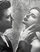"David Lynch and Isabella Rossellini, Los Angeles 1988" 16x20 Vintage Silver Gelatin Print by Helmut Newton - Global Images USA