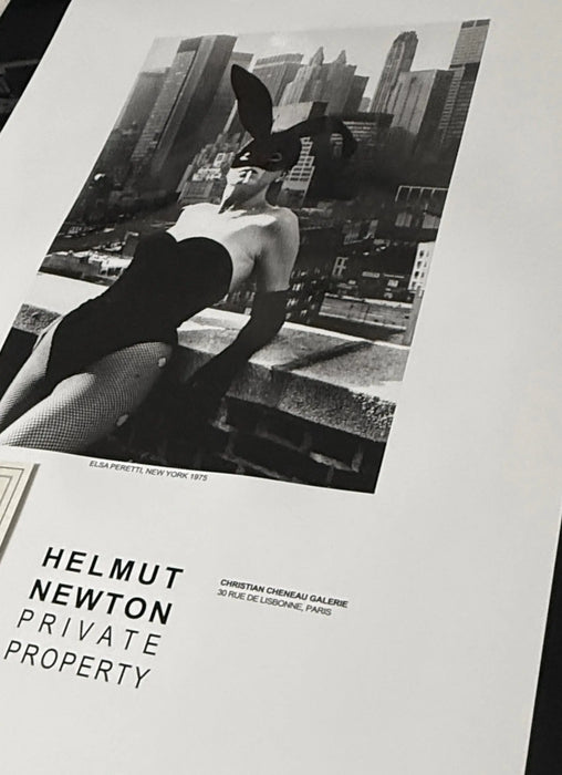 "Elsa Peretti II, New York 1975" Vintage Poster by Helmut Newton - Global Images USA