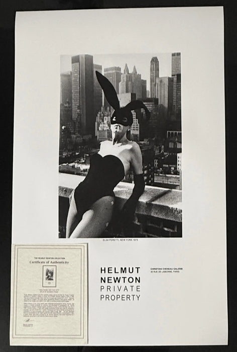 "Elsa Peretti II, New York 1975" Vintage Poster by Helmut Newton - Global Images USA