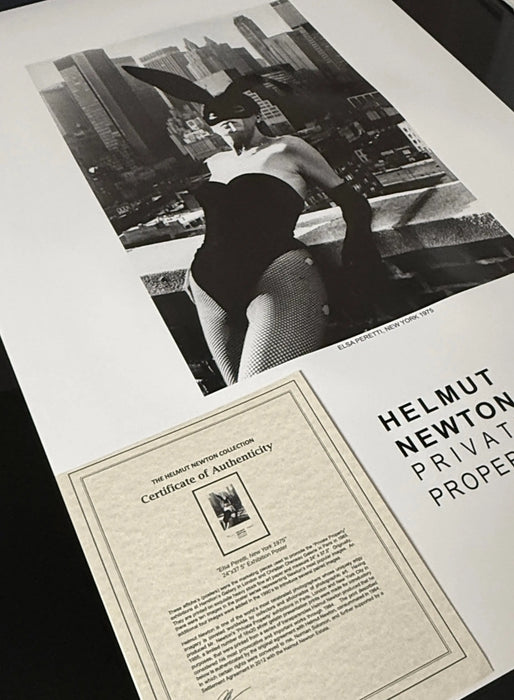 "Elsa Peretti II, New York 1975" Vintage Poster by Helmut Newton - Global Images USA