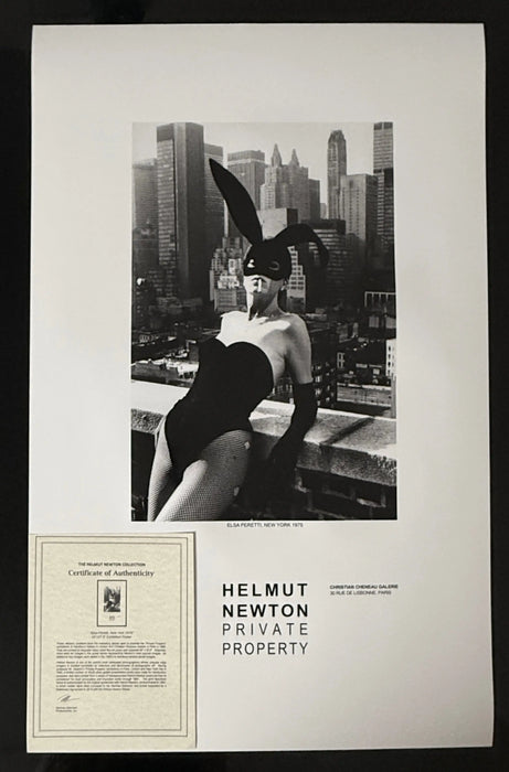 "Elsa Peretti II, New York 1975" Vintage Poster by Helmut Newton - Global Images USA
