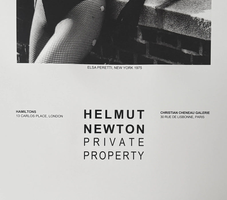 "Elsa Peretti II, New York 1975" Vintage Poster by Helmut Newton - Global Images USA