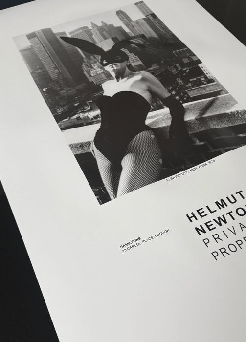 "Elsa Peretti II, New York 1975" Vintage Poster by Helmut Newton - Global Images USA