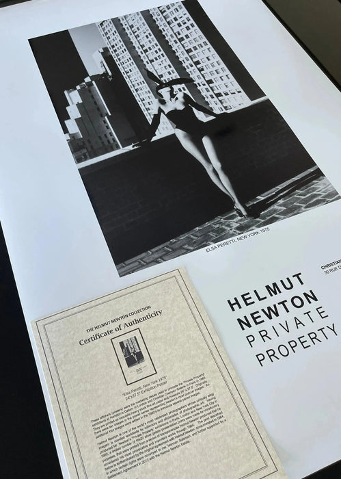 "Elsa Peretti, New York 1975" Vintage Poster by Helmut Newton - Global Images USA