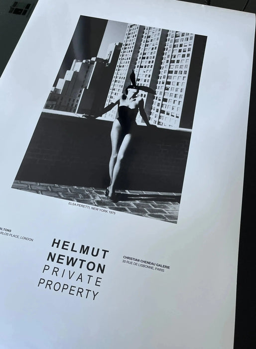 "Elsa Peretti, New York 1975" Vintage Poster by Helmut Newton - Global Images USA