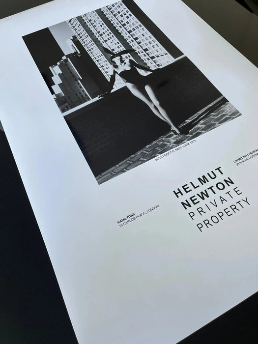 "Elsa Peretti, New York 1975" Vintage Poster by Helmut Newton - Global Images USA