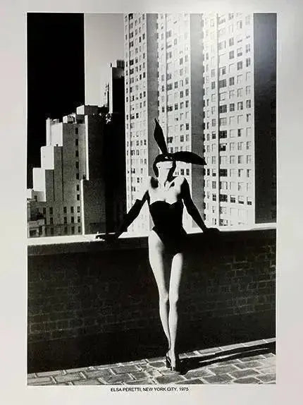 "Elsa Peretti, New York 1975" Vintage Poster by Helmut Newton