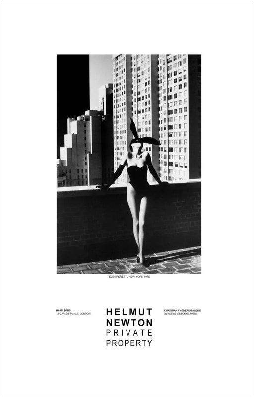 "Elsa Peretti, New York 1975" Vintage Poster by Helmut Newton