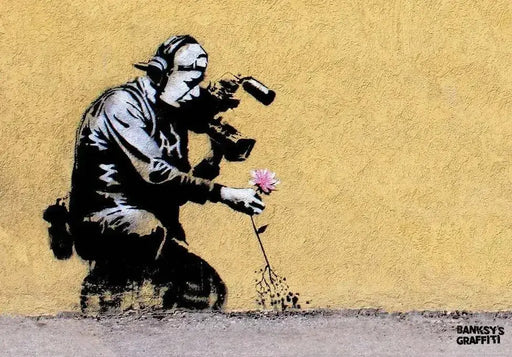 Flower Puller by Banksy's Graffiti