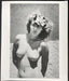"Goddess In White Cap" by Helmut Newton 20x24 Vintage Silver Gelatin Print-20x24 Vintage Silver Gelatin Print-Helmut Newton-Global Images Helmut Newton Photography