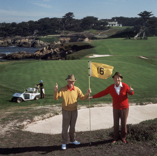 "Golfing Pals" by Slim Aarons 24x24 Framed Getty Images C-Print
