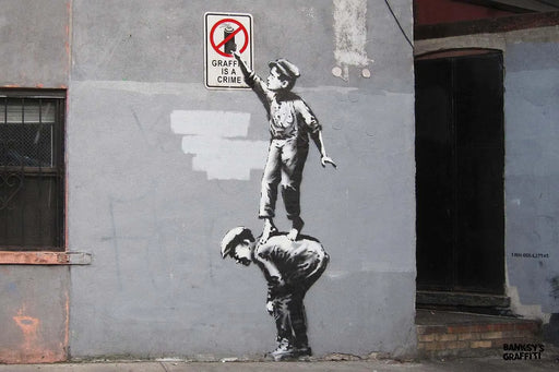 Graffiti is a Crime by Banksy's Graffiti