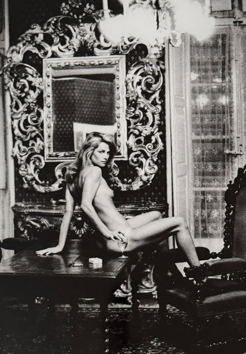 "Charlotte Rampling, Arles France" Vintage Poster by Helmut Newton