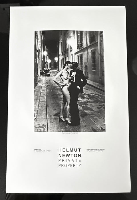 "Rue Aubriot II, Paris 1975" Vintage Poster by Helmut Newton