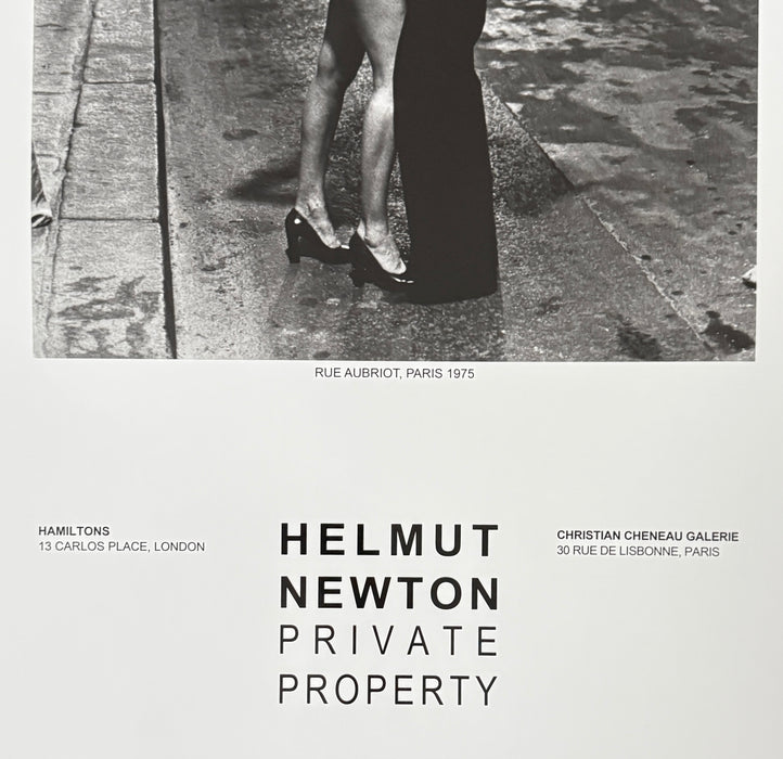 "Rue Aubriot II, Paris 1975" Vintage Poster by Helmut Newton