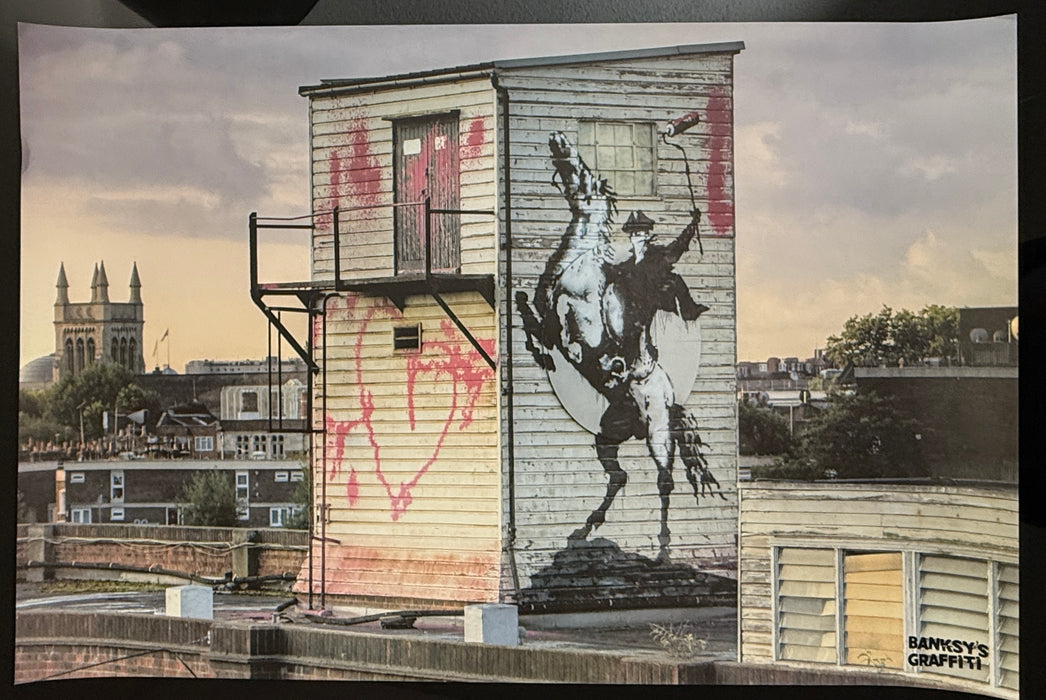 Banksy "Highwayman" – Exhibition Proof A/P, Banksy’s Graffiti Collection