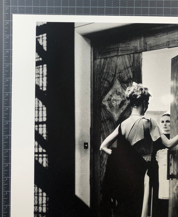 'Woman and Fur Kissing, French Vogue 1975" by Helmut Newton 16x20 Vintage Silver Gelatin Print