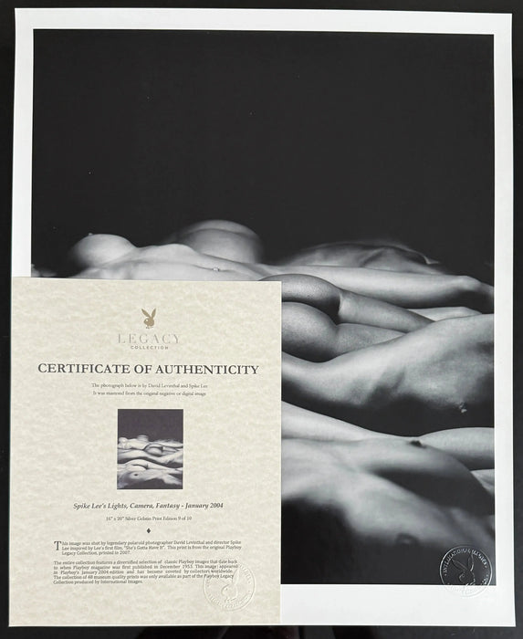 Lights, Camera, Fantasy — Limited-Edition Silver Gelatin Set (#9/75) by Michael Bay & Spike Lee | Playboy Legacy Collection 16 × 20